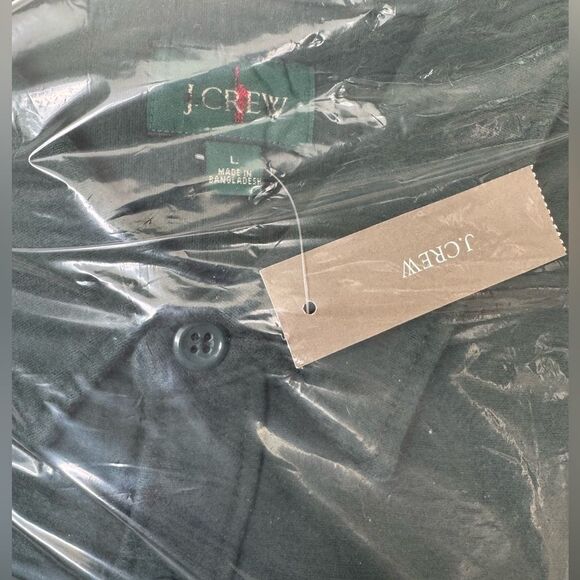 NWT J CREW Heavyweight chamois workshirt in Hunting Green Chamois - Picture 8 of 8